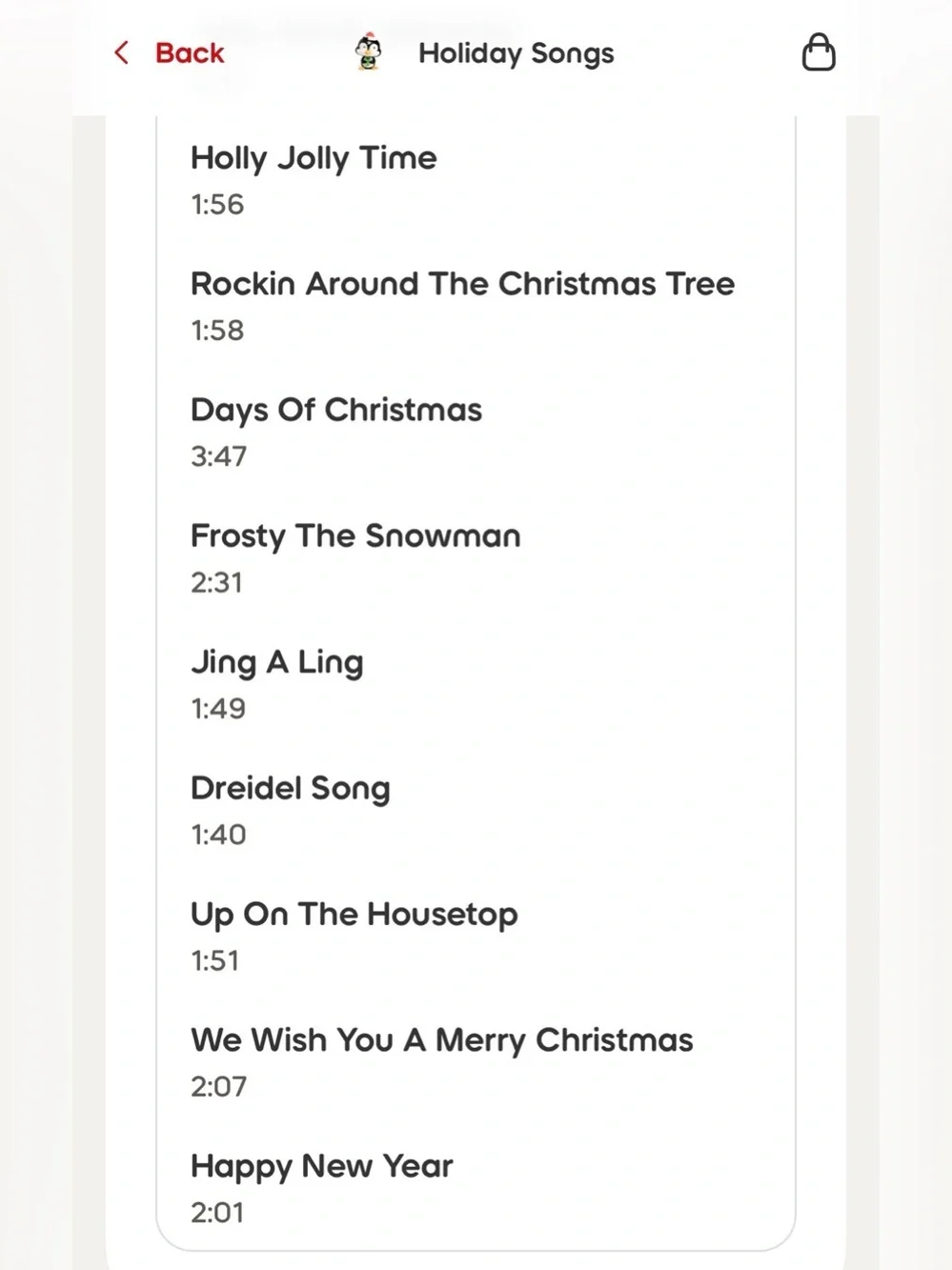 Christmas Sing and Dance Penguin Tonie - Black and White